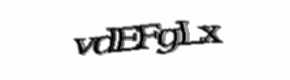 Security check image, please type the characters shown